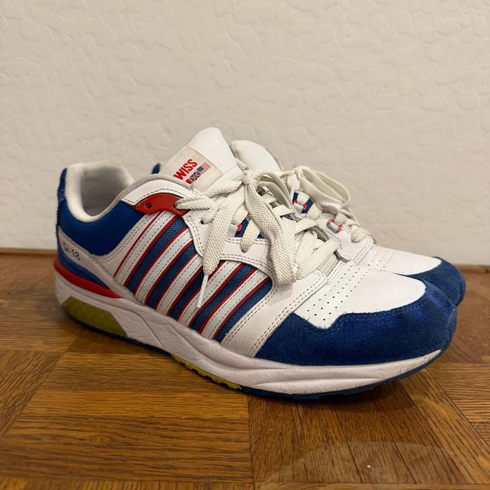K-Swiss Si-18 Rannell Sneakers White Blue Red